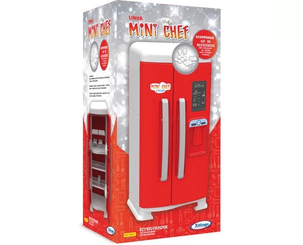 Mini Chef Fun Geladeira Refrigerador- Xalingo