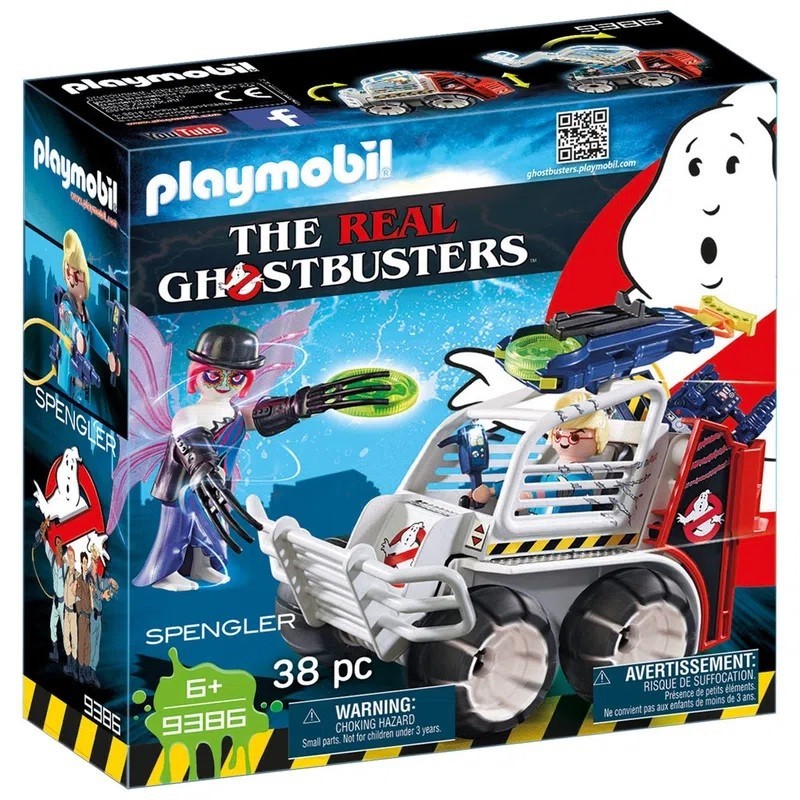 Playmobil 38 Peças The Real Ghostbusters Spengler - Sunny 9386