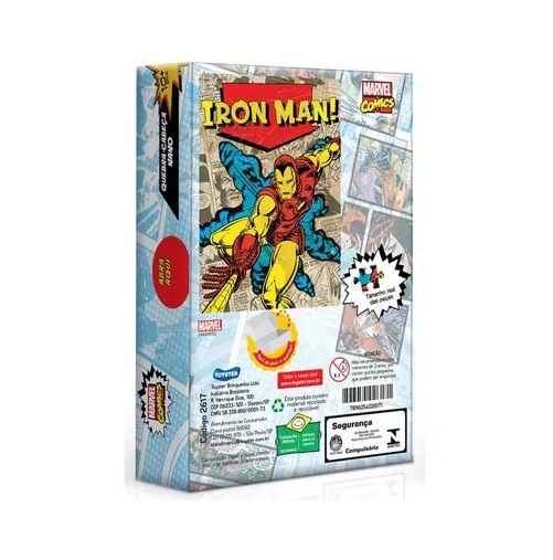Quebra-Cabeça Nano Marvel Comics Iron Man 500pcs Game Office