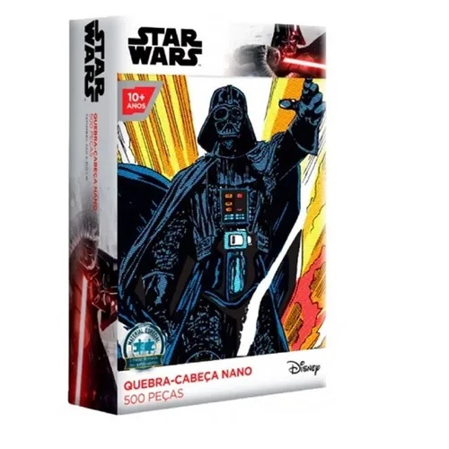 Quebra-Cabeça Nano Star Wars Darth Vader 500 Peças - Game Office