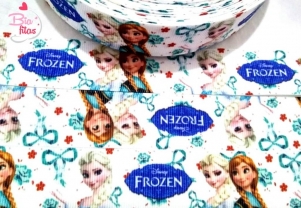 Fita de Gorgorão Princesas Frozen 25
