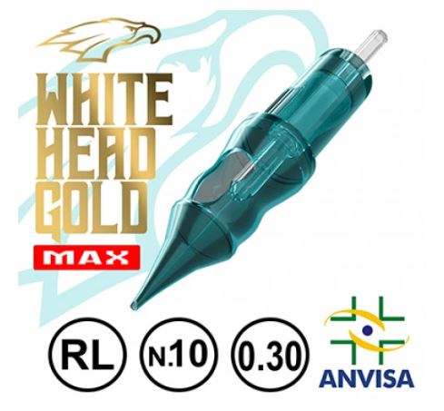 CAIXA CARTUCHO WHITE HEAD GOLD MAX TRAÇO RL (20 UN) - 1005RL