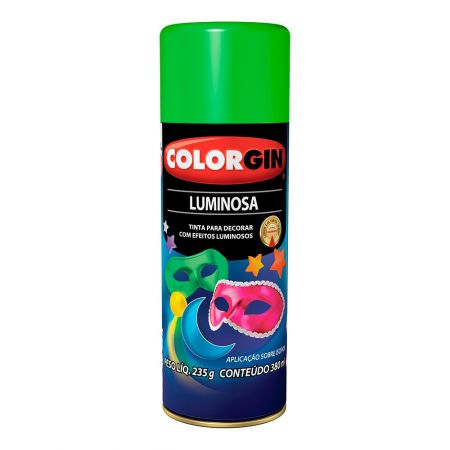 Spray Luminosa Colorgin Verde 380Ml