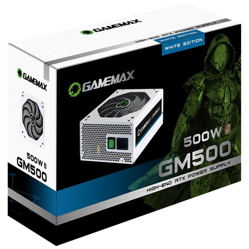 Fonte Gamemax GM500 Bca. 80 Plus Bronze - GM500 500W - Foto 1