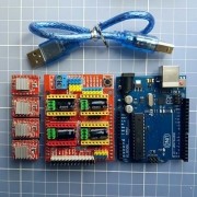 Kit Cnc - Cnc Shield V3 + Arduino Uno R3 + 4x A4988 - Grbl