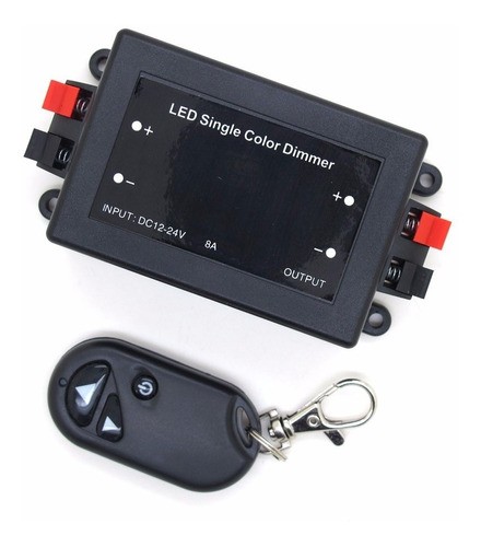 Dimmer Controlador 12-24 V 8 A Led Com Controle Remoto