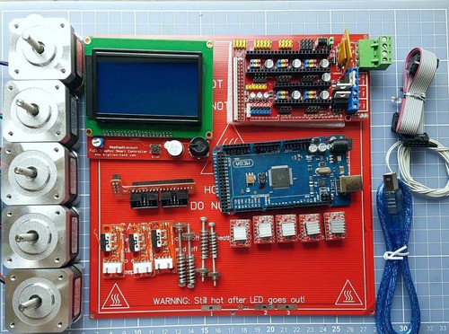 Kit Completo Eletrônica Impressora 3d Reprap 1.4 Lcd