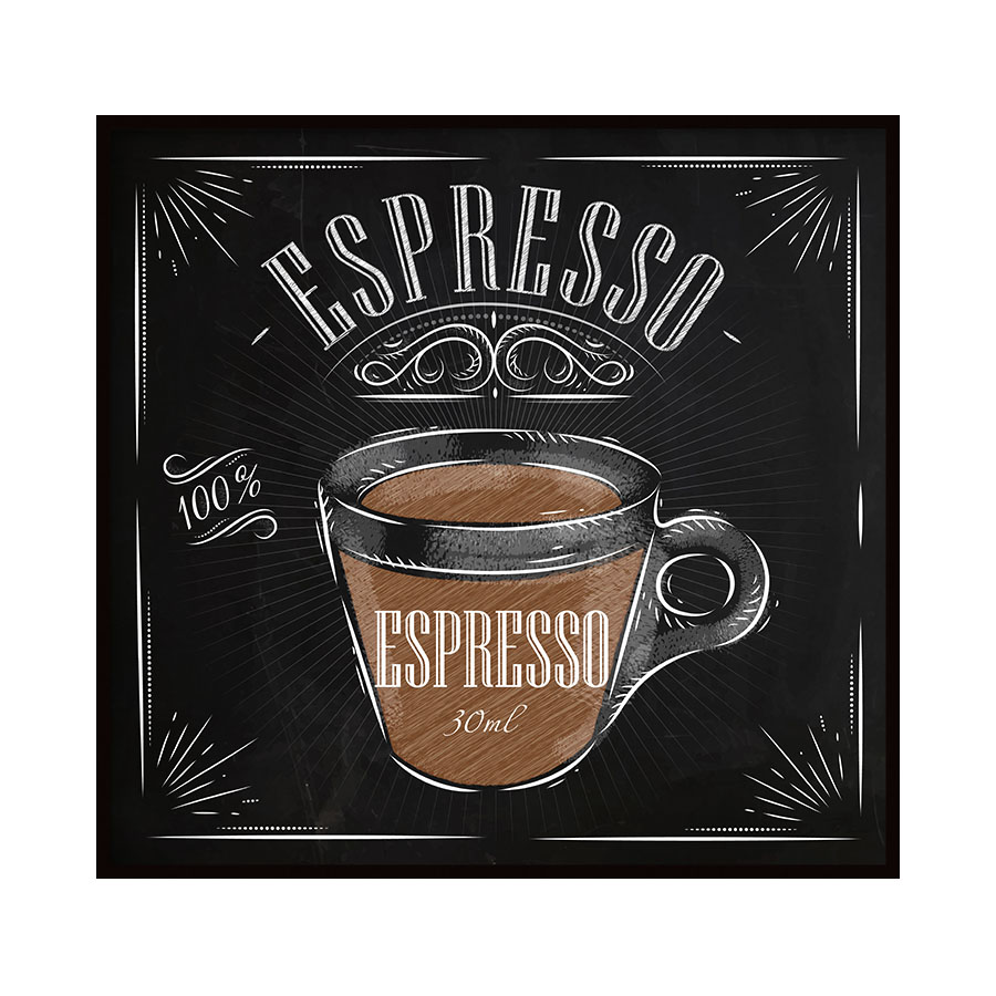 Quadro café expresso - 32X32