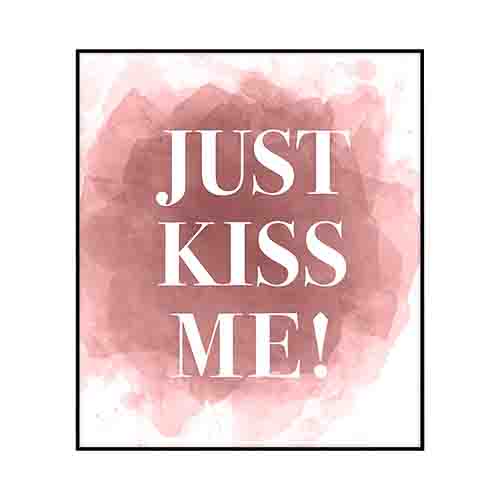 Quadro Just kiss me - 75X65