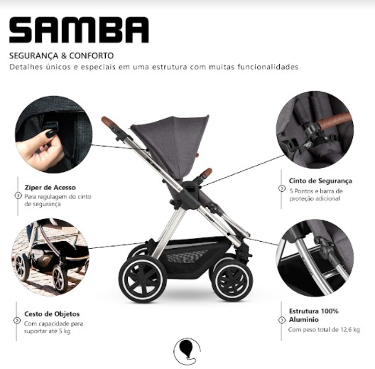 Carrinho de Bebê Samba - ABC Design