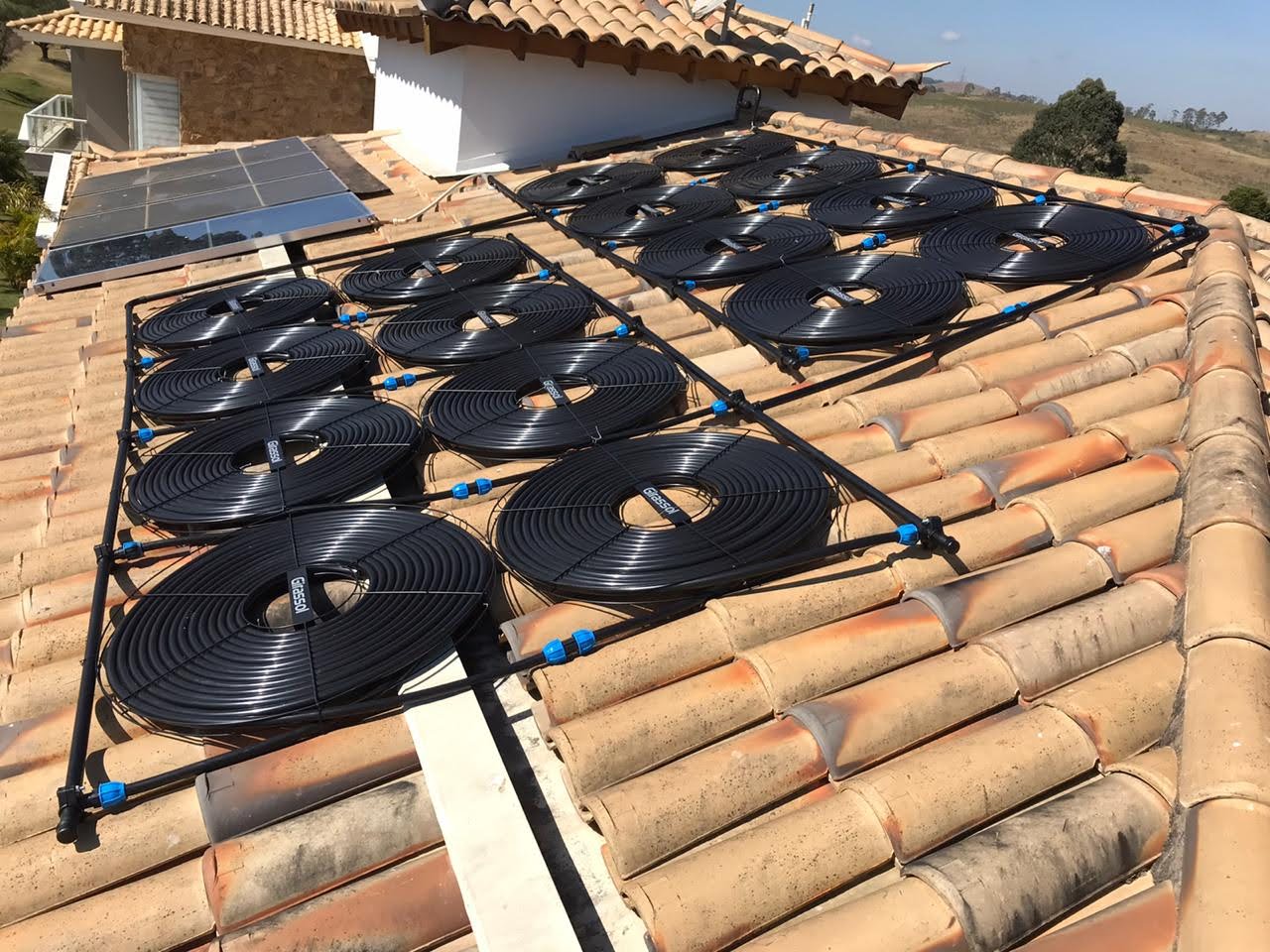 Kit 16 Aquecedores Solar para Piscina Girassol - Placa G1