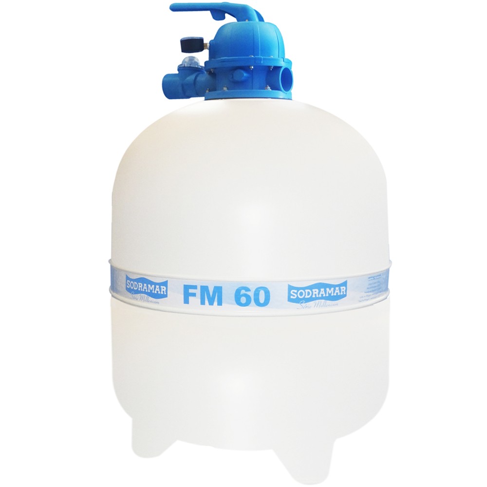 Kit Filtro FM-60 e Bomba 1cv BMC-100 Mono p/ piscinas de até 113 mil litros