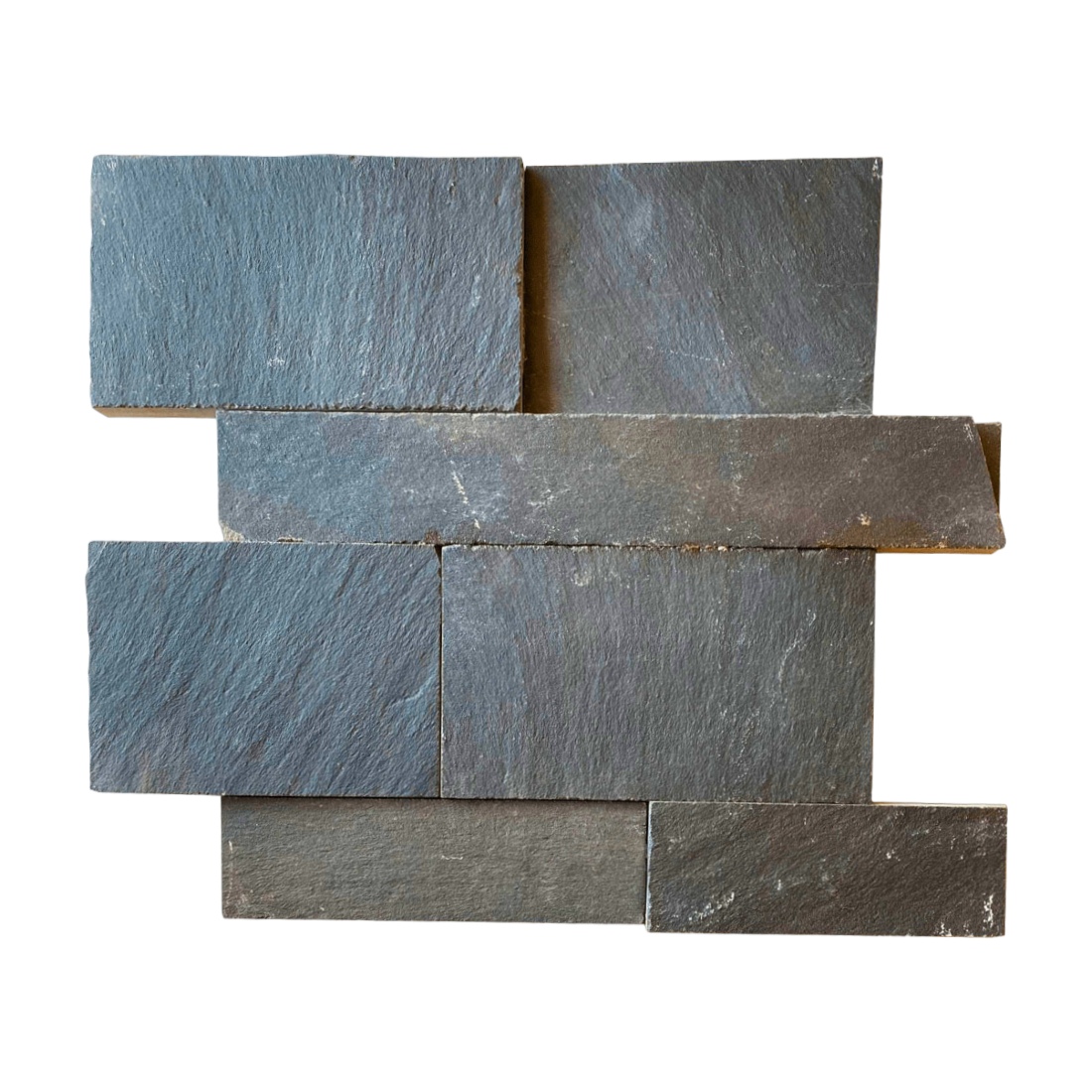 Mosaico Telado de Pedra Ferro Preto Union - 1 m²
