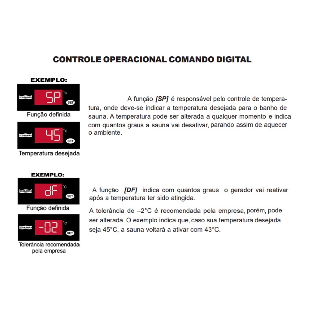 Quadro de Comando Digital para Gerador de Vapor Compact Line Inox - Sodramar