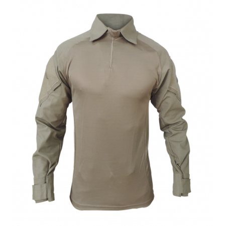 Combat Shirt Camisa Combat Tática Ripstop Dry Para Esporte tatico ou Airsoft Coyote
