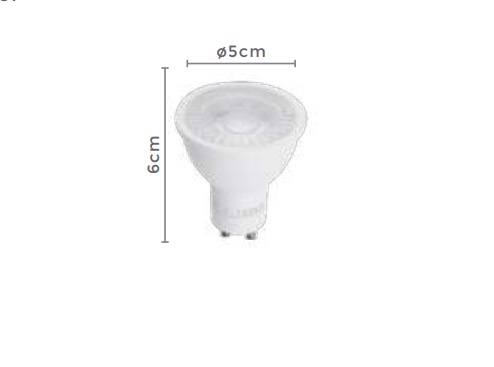 NORDECOR LAMPADA LED MR16 38. 6W 6000K