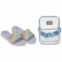 Sandália Slide e Bolsa Shoulder Bag Infantil Menina Feminino Kit Candy Color