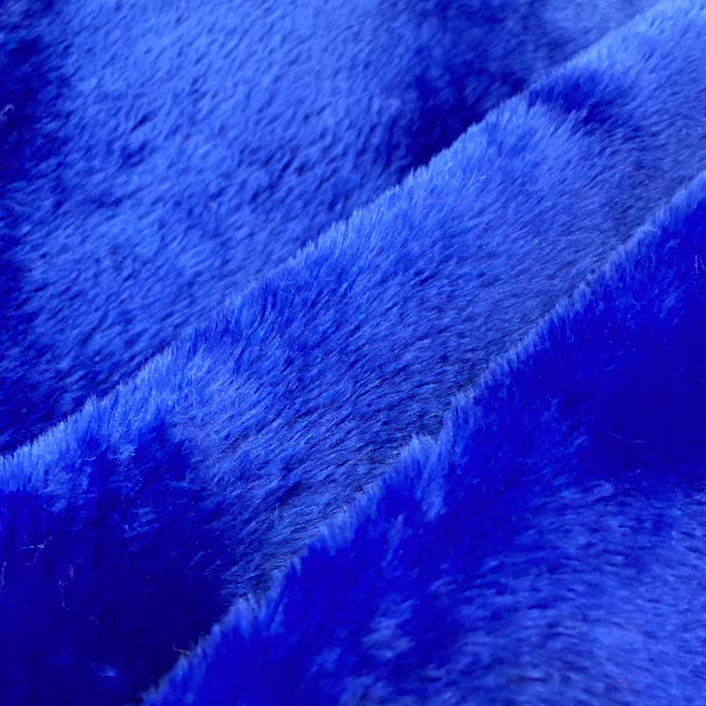 Tecido Pelúcia Azul Royal - o metro