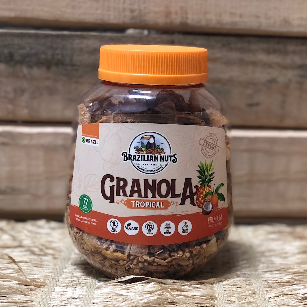 Granola Tropical 280g - Brazilian Nuts