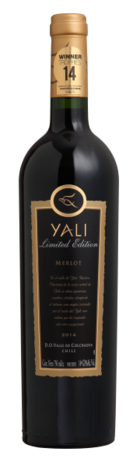 YALI LIMITED EDITION  Merlot - Yali - Chile -SAFRA 2014- 750 ml  - Armazém do Serra 