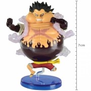 ACTION FIGURE ONE PIECE - LUFFY - BATTLE OF LUFFY WHOLE CAKE ISLAND WCF REF:29288/29289