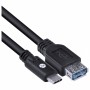 CABO USB TIPO C PARA EXTENSOR USB A FEMEA V3.2 GEN1 5GBPS 2 METROS - C32UAF-2