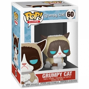 FUNKO POP! ICONS: GRUMPY CAT - GATA RABUGENTA (GRUMPY CAT) #60