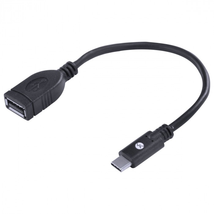 ADAPTADOR TIPO C X USB 2.0 FEMEA FUNCAO OTG - CONEXAO COM SMARTPHONES - ACOTGU-20CM