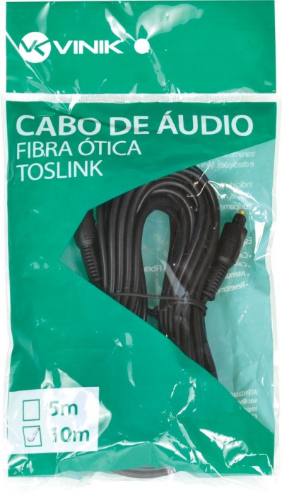 CABO OPTICO DE AUDIO TOSLINK 10 METROS ATC-10