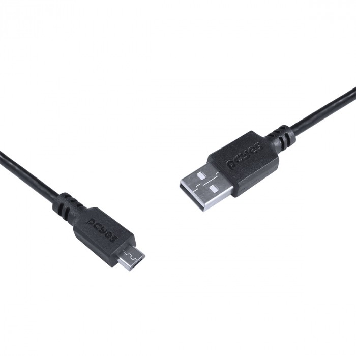 CABO PARA CELULAR MICRO USB PARA USB A 2.0 3 METROS PRETO - PMUAP-3