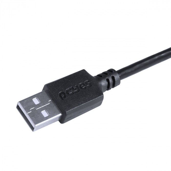 CABO PARA CELULAR SMARTPHONE MICRO USB PARA USB A 2.0 50 CM PRETO - PMUAP-05