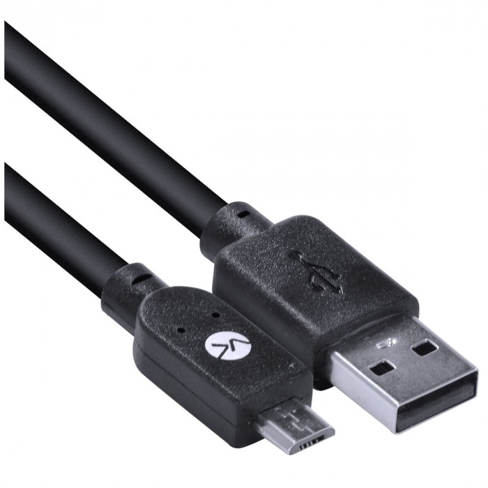 CABO USB X MICRO USB B 2.0 5 PINOS 1 METRO PRETO - MUSB-1