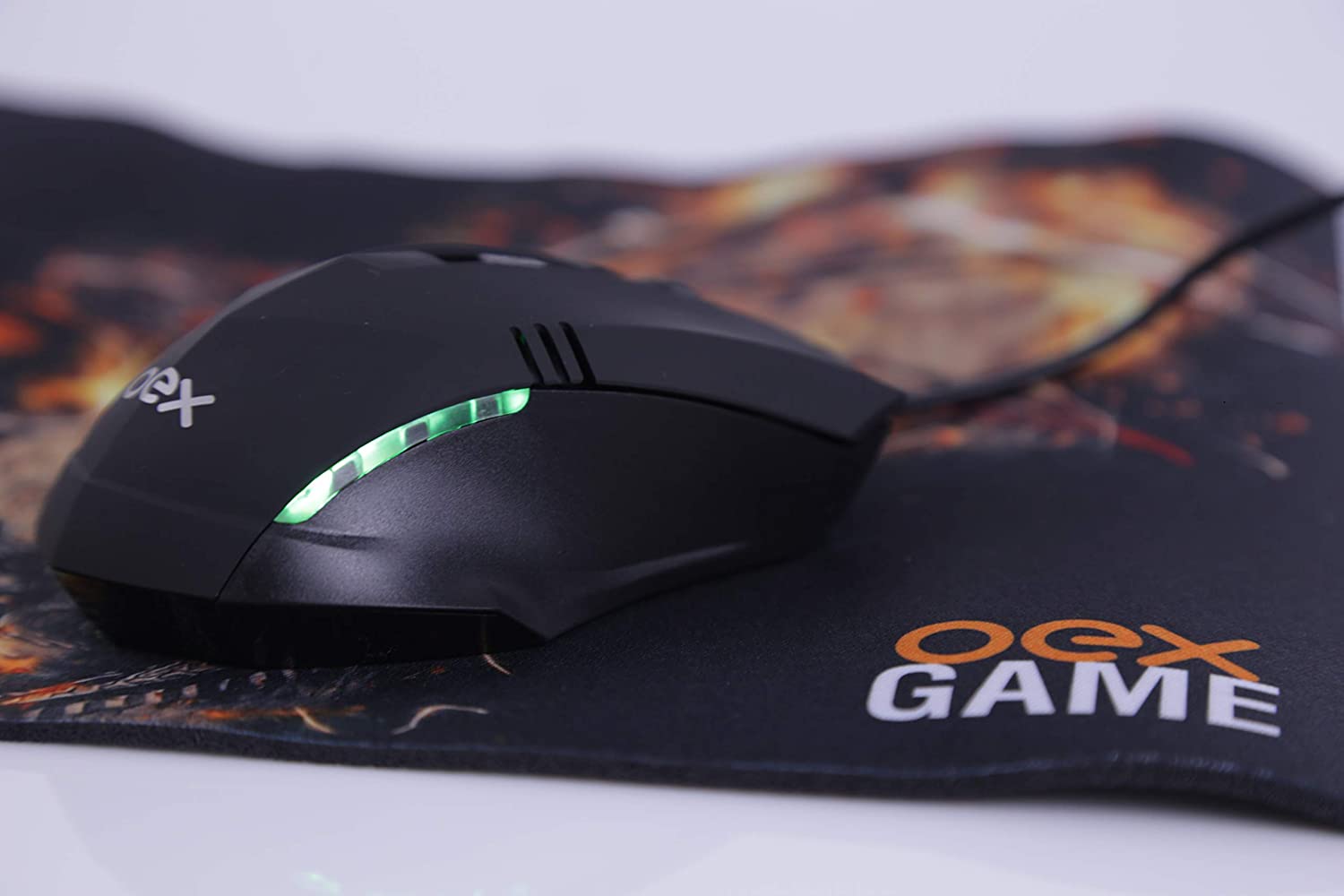 COMBO ARENA MOUSE GAMER 2400 DPI + MOUSE PAD OEX MC102