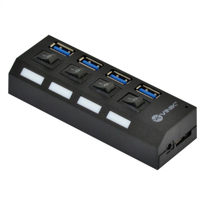 HUB USB 3.0 4 PORTAS COM INTERRUPTOR HUV-50