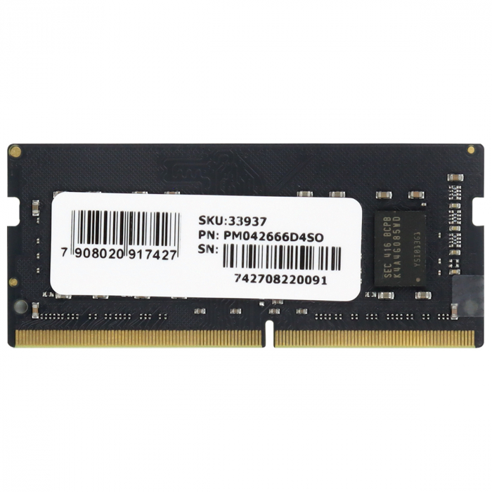 MEMORIA PCYES SODIMM 4GB DDR4 2666MHZ - PM042666D4SO