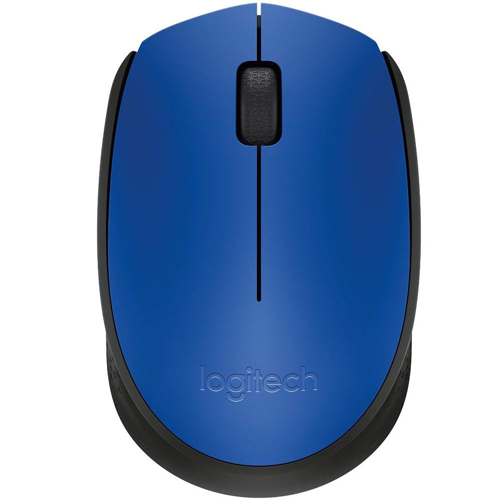 Mouse Logitech M170 Sem Fio Azul e Preto