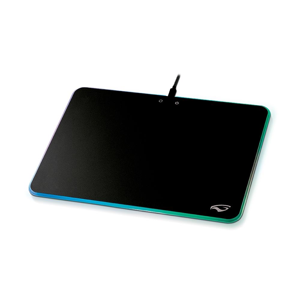 Mousepad Gamer C3 Tech MP-G2000BK, Rígido, Speed, RGB, Médio (350x260mm)