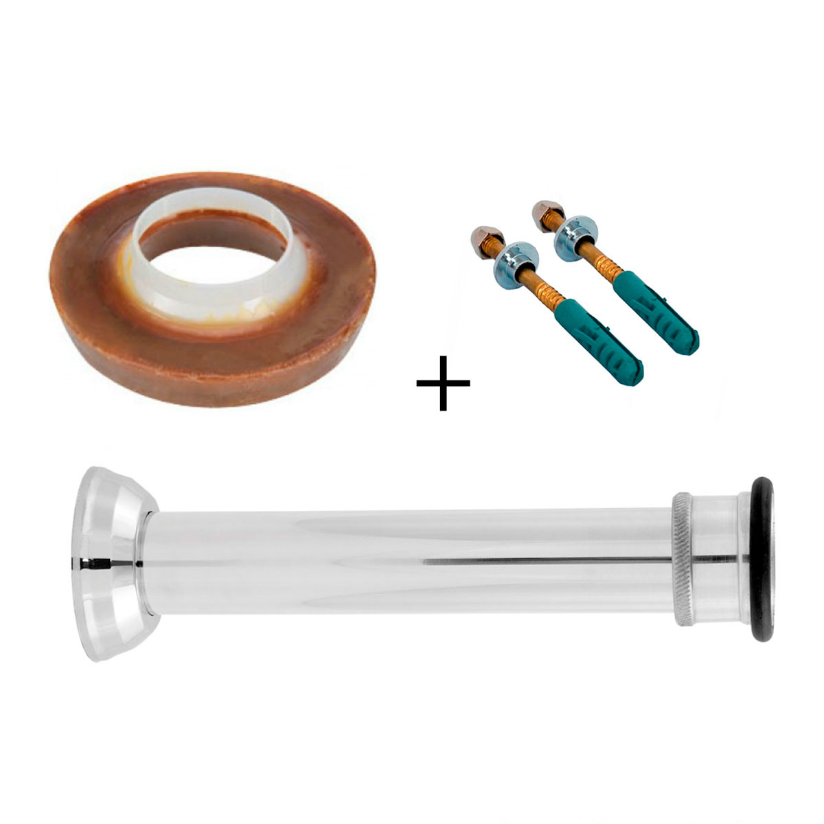 Kit Para Instalação De Vaso Sanitário C/ Tubo Rígido Metal
