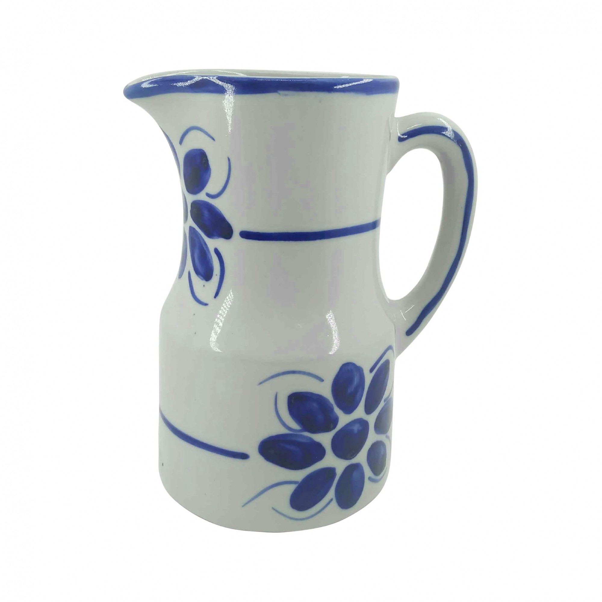 Jarra de Porcelana Azul Floral 1100 ml