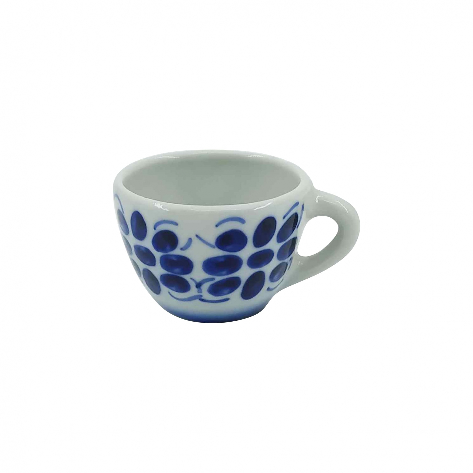 Xícara de Café em Porcelana Azul Colonial 50 ml