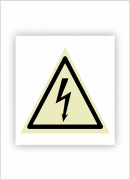 Cuidado, risco de choque elétrico  Placa Certificada