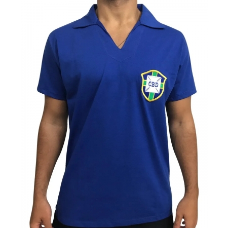 Camisa Brasil Retrô Cbd 58 Ais 1gdp