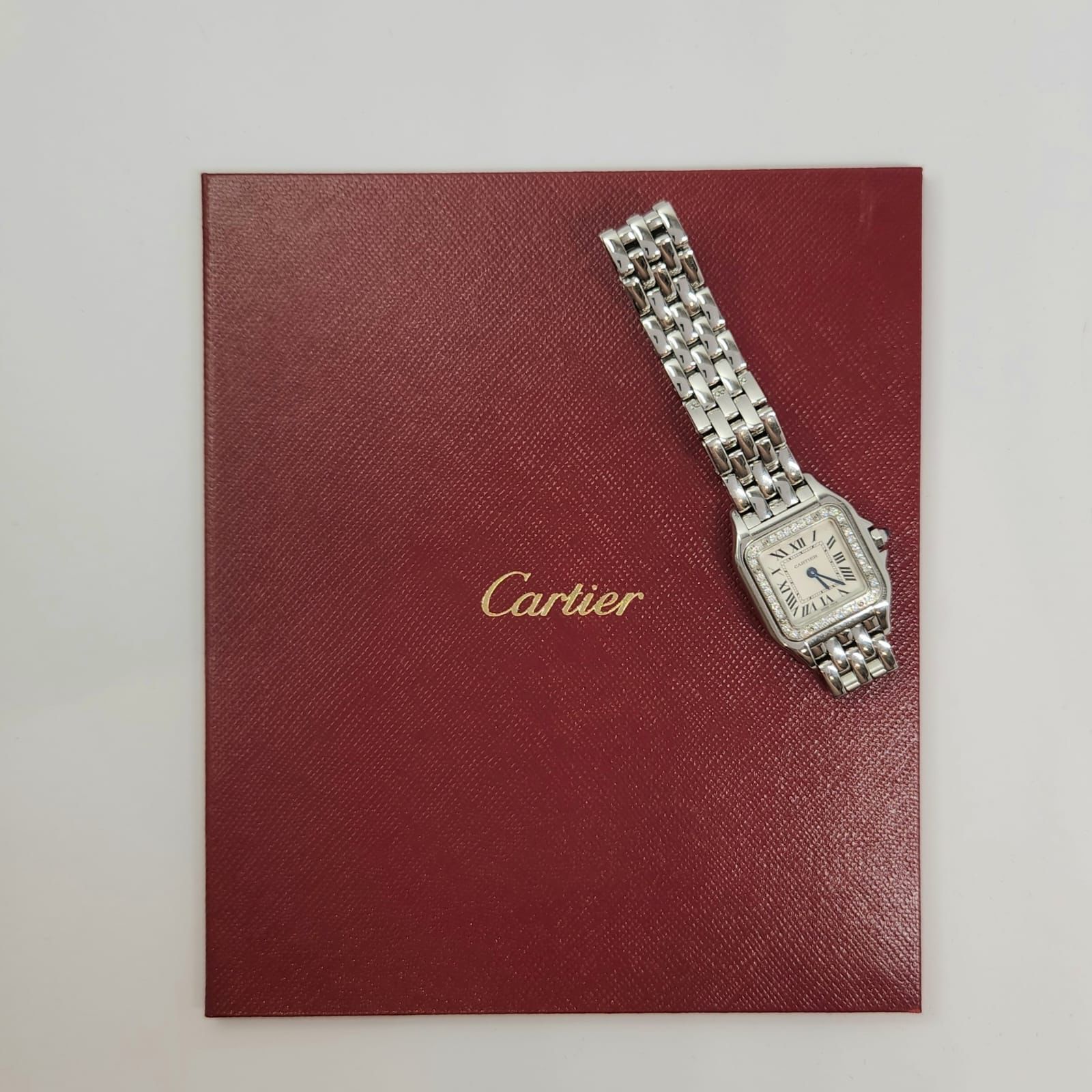 Cartier Panthere Diamonds 22mm Small Quartz Completo