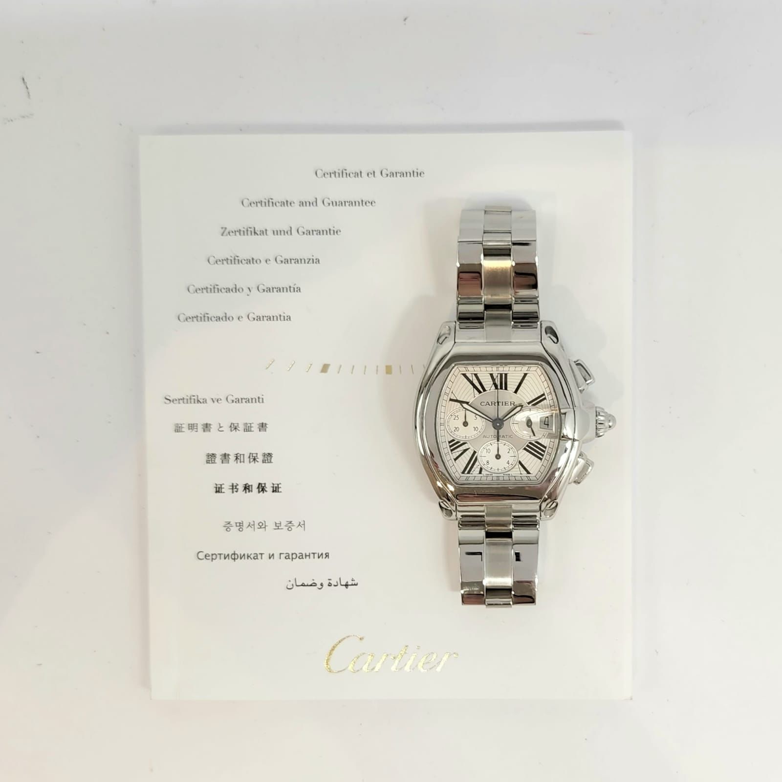 Cartier Roadster Chronograph XL Automatic Completo