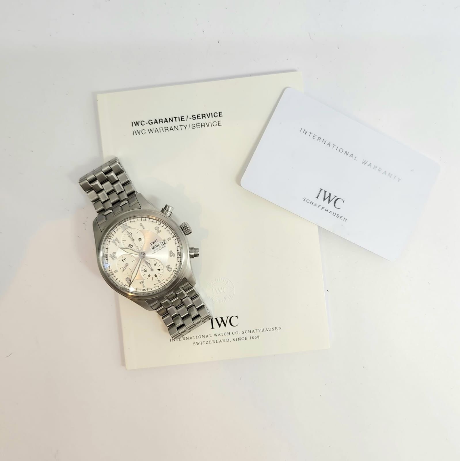 IWC Pilot Spitfire Chronograph Full Steel 42mm Completo