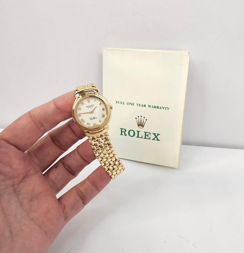 Rolex Cellini Lady Full Gold 26mm Quartz Completo