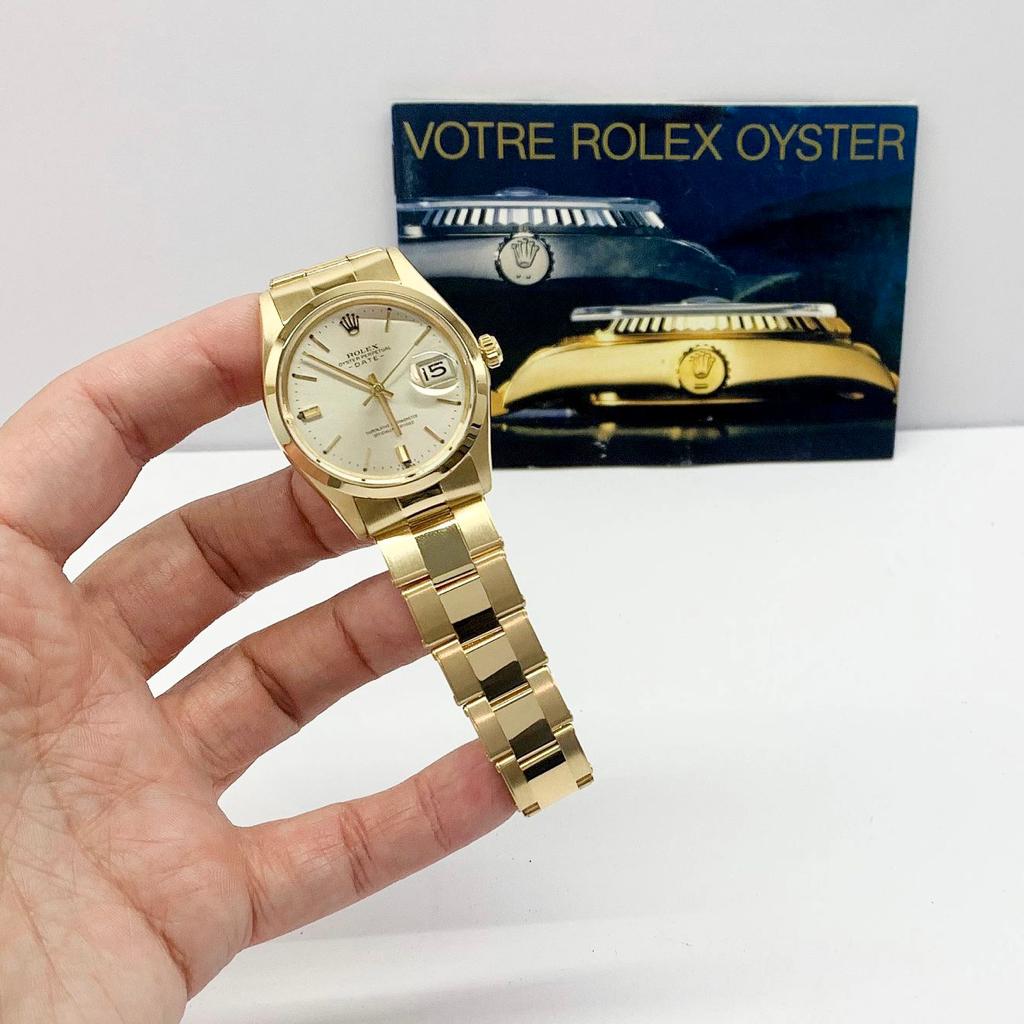 Rolex Date Full Gold Automatic 34mm Vintage Impecável