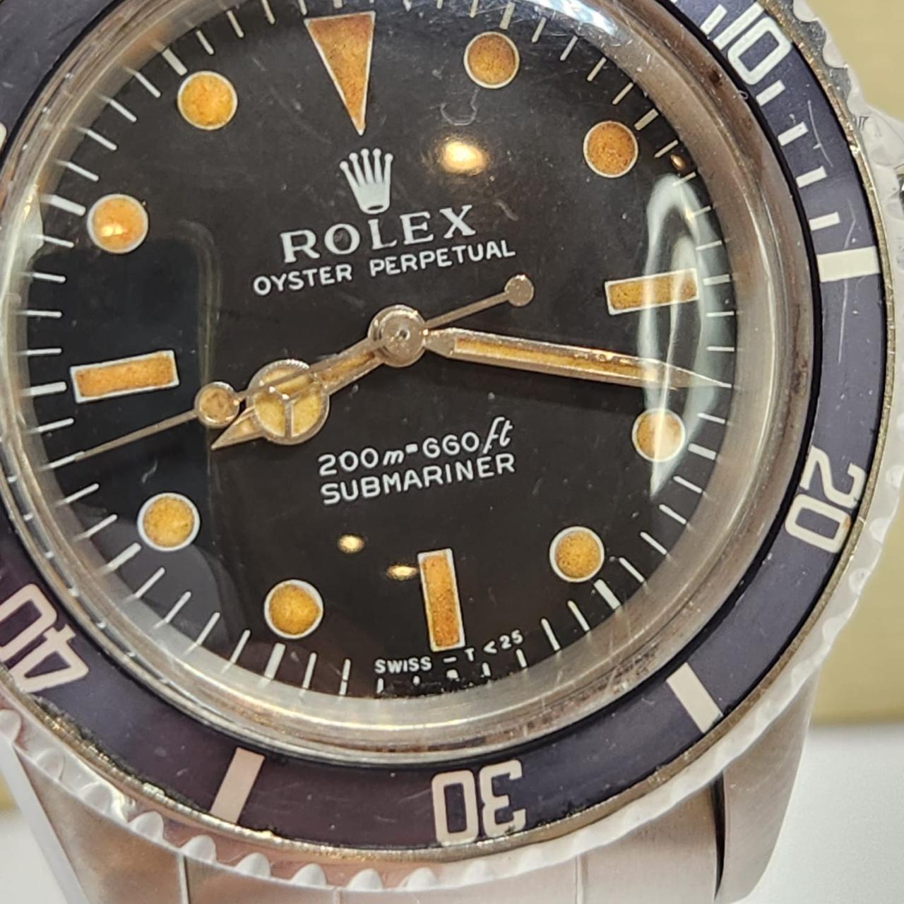 Rolex Submariner Meters First Pumpkin Dial 1973 40mm Completo
