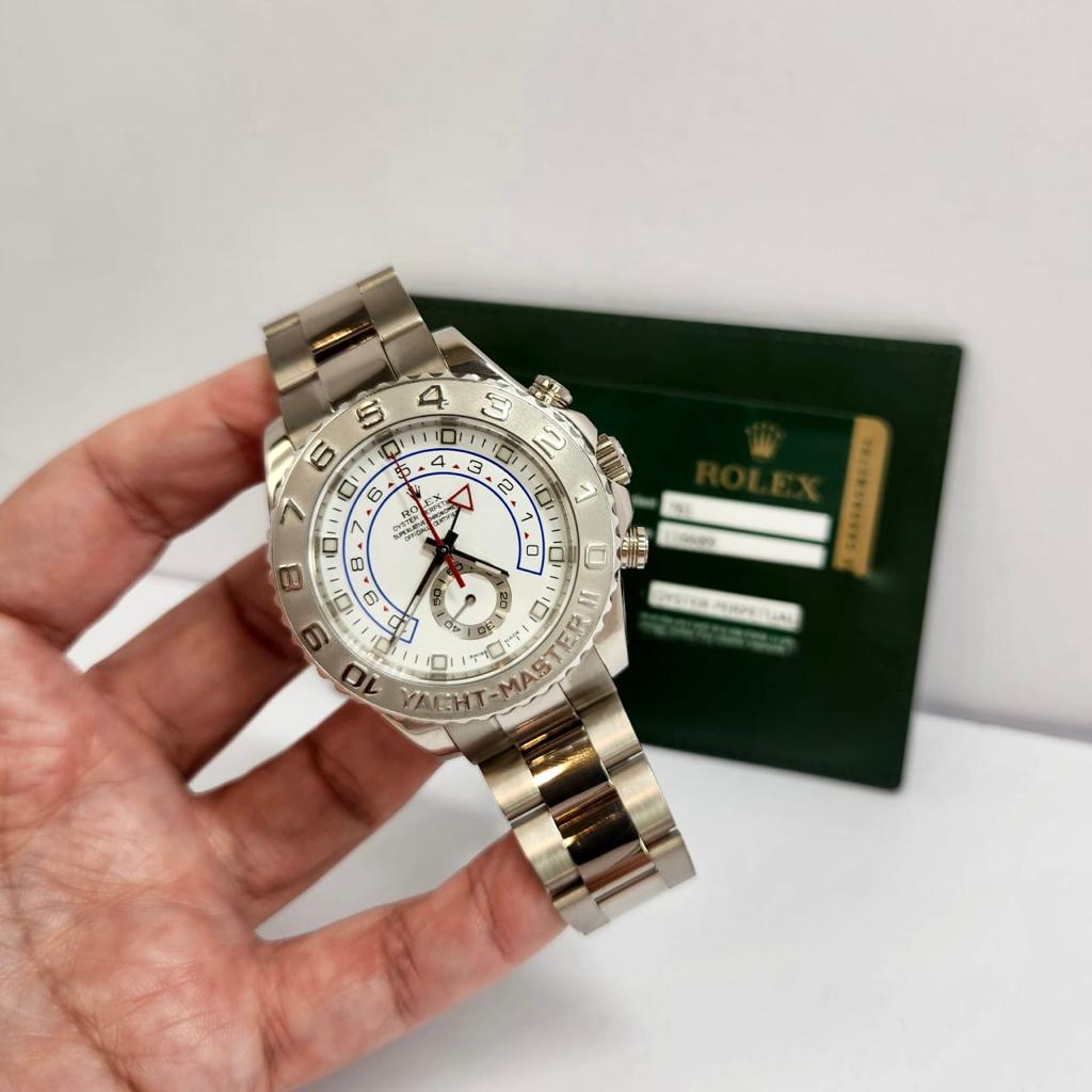 Rolex Yacht-Master II Ouro Branco &amp; Platina 44mm Completo