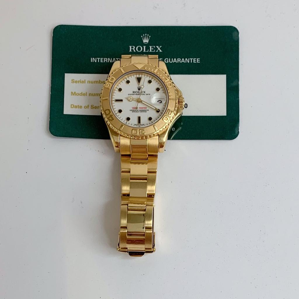 Rolex Yacht-Master Ouro Amarelo 35mm Completo